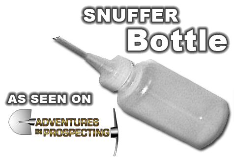 96 Pack of  3oz Gold Pan Panning Sniffer  Snuffer Bottle 